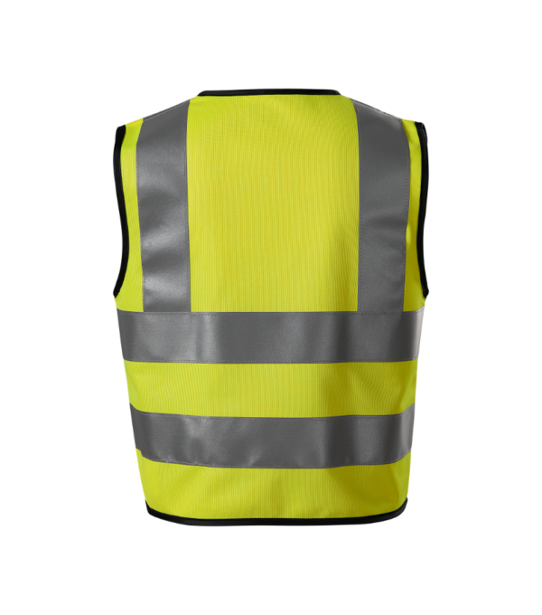 Šviesą atspindinti HI-VIS liemenė, geltona ( vaikiška 6-8 metų ) - Image 3